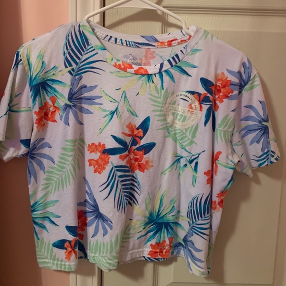 floral crop top - Picture 2 of 2